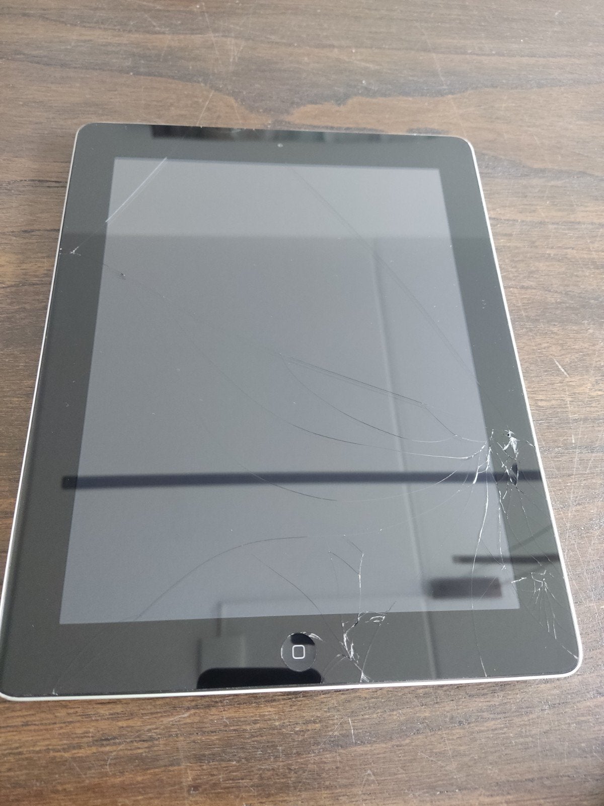 Apple iPad 4 (A1458) - Werkend! Alleen scherm gebroken, 9 inch, Gebruikt, Apple iPad, Zwart
