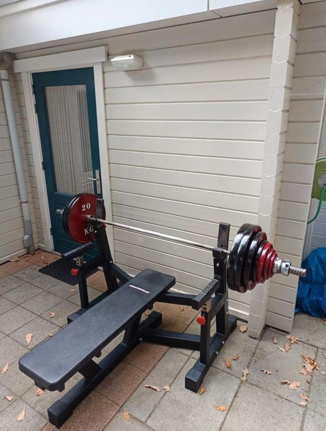 Bankdruk proffesioneel, Sport en Fitness, Fitnessapparatuur, Ophalen, Zo goed als nieuw, Krachtstation