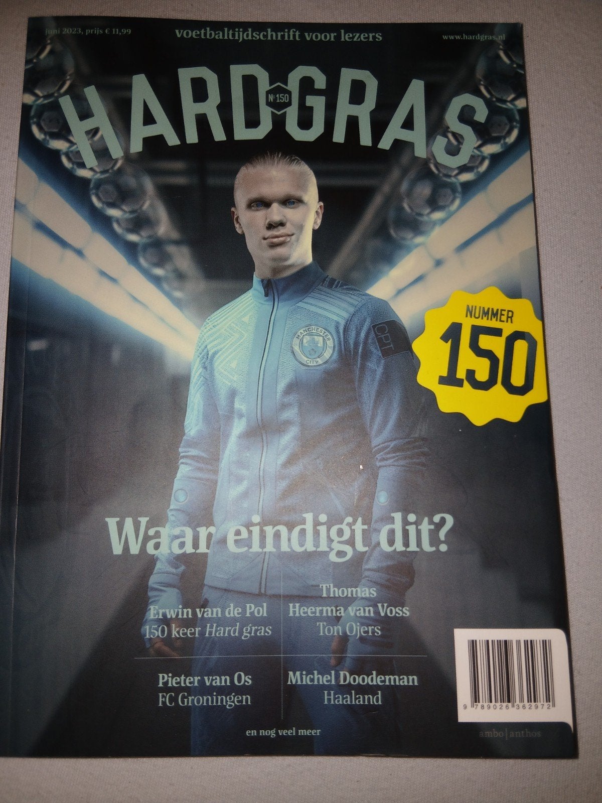 Hard Gras Voetbaltijdschrift - Nummer 150, Ophalen of Verzenden, Gelezen, Diverse auteurs, Overige sporten