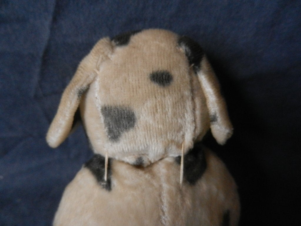 Pluche Dalmatiër met ronddraaiende staartmechaniek ca. 1970, Antiek en Kunst, Ophalen of Verzenden