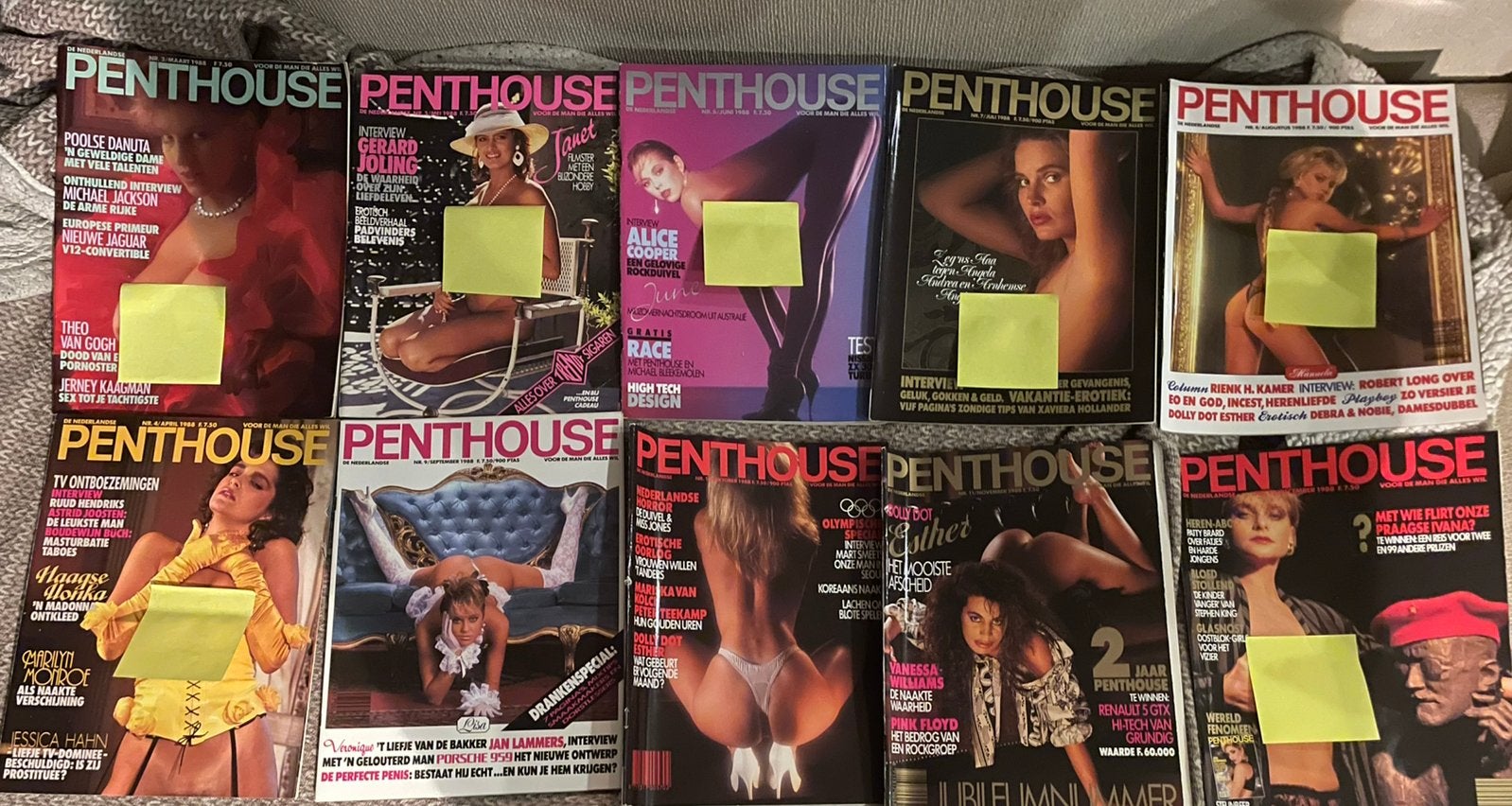 Vintage Nederlandse Penthouse jaargang 1988 – 10 st, Boeken, Tijdschriften en Kranten, Ophalen of Verzenden