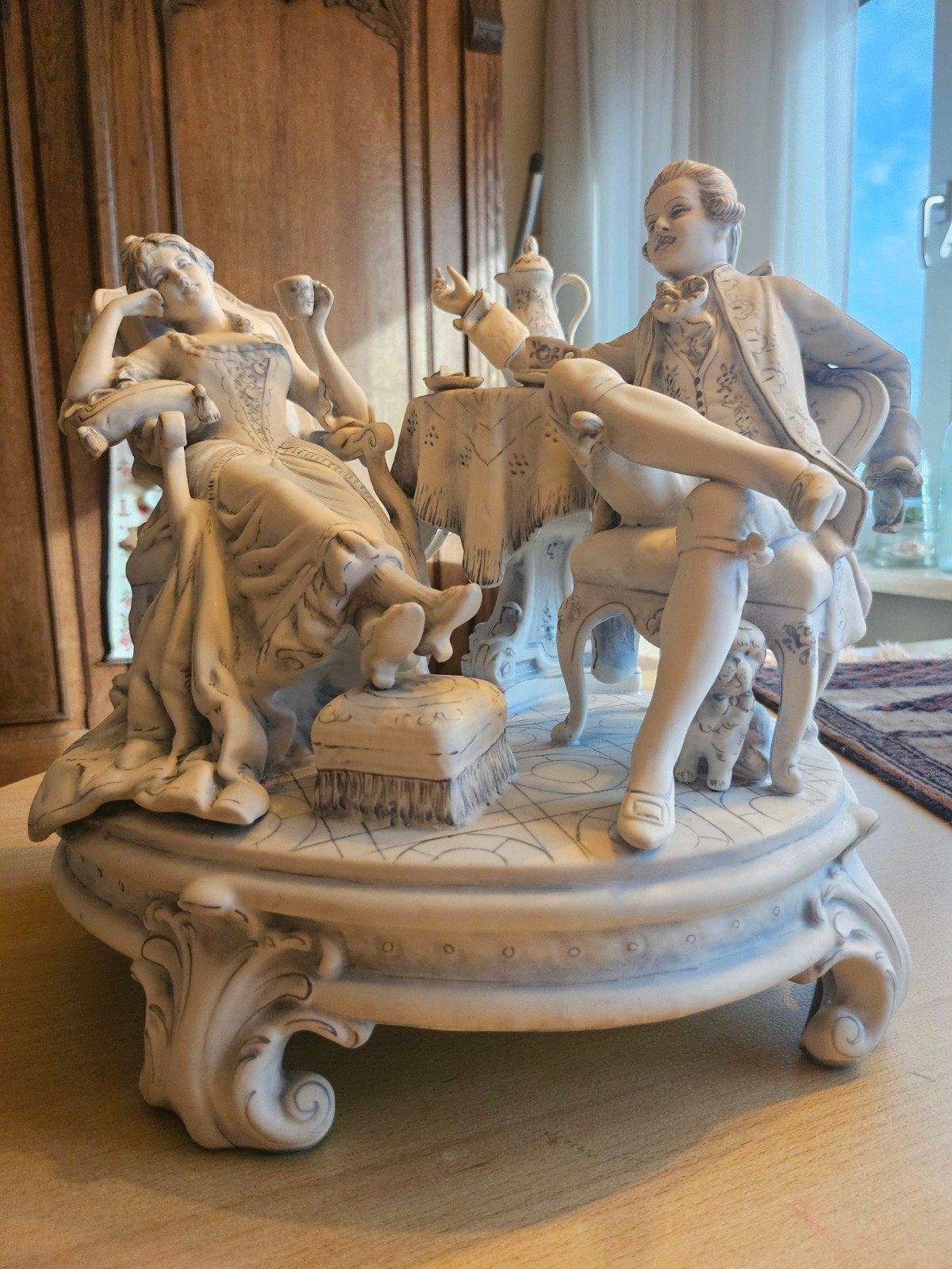 originele Royal Dux "tea time", Ophalen