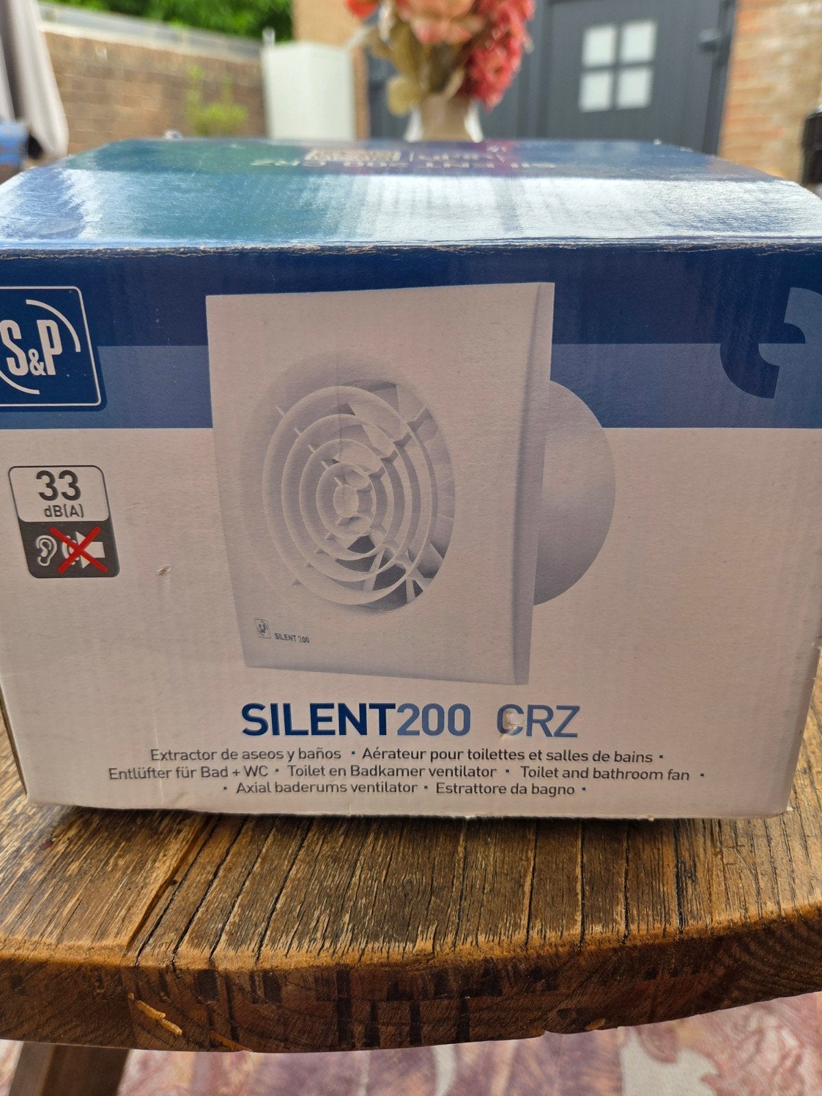 S&P Silent 200 CRZ Ventilator/Afzuiger - Nieuw in doos, Ophalen, Nieuw, Ventilator en Afzuiger