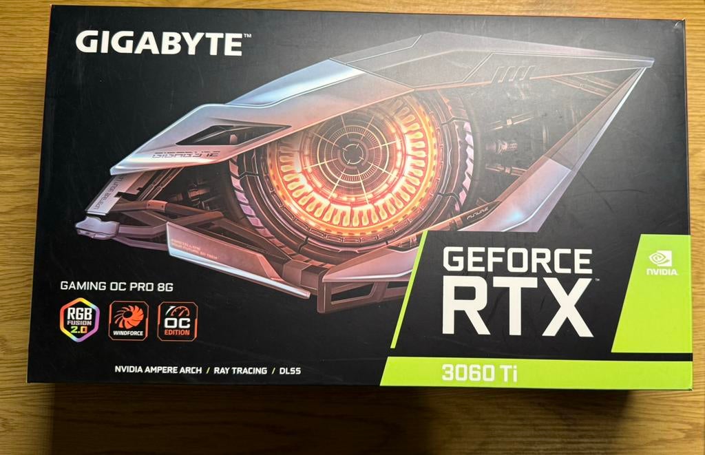 Gigabyte RTX 3060 Ti Gaming OC Pro 8GB – Top staat! - Ruilen, Ophalen of Verzenden, Zo goed als nieuw, GDDR6, PCI