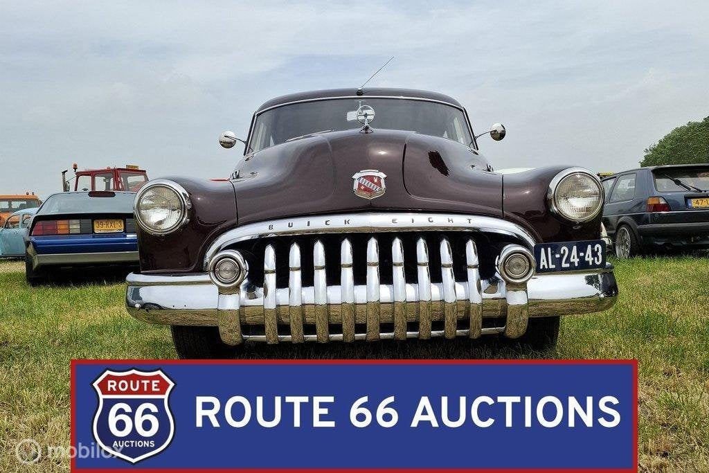 Buick Super | 1950 | Route 66 Auctions, Auto's, Oldtimers, Overige carrosserieën, Zwart, Bedrijf, Handgeschakeld