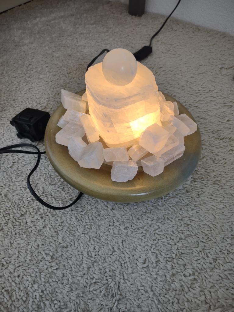 Seleniet lamp met water, Ophalen, Zo goed als nieuw
