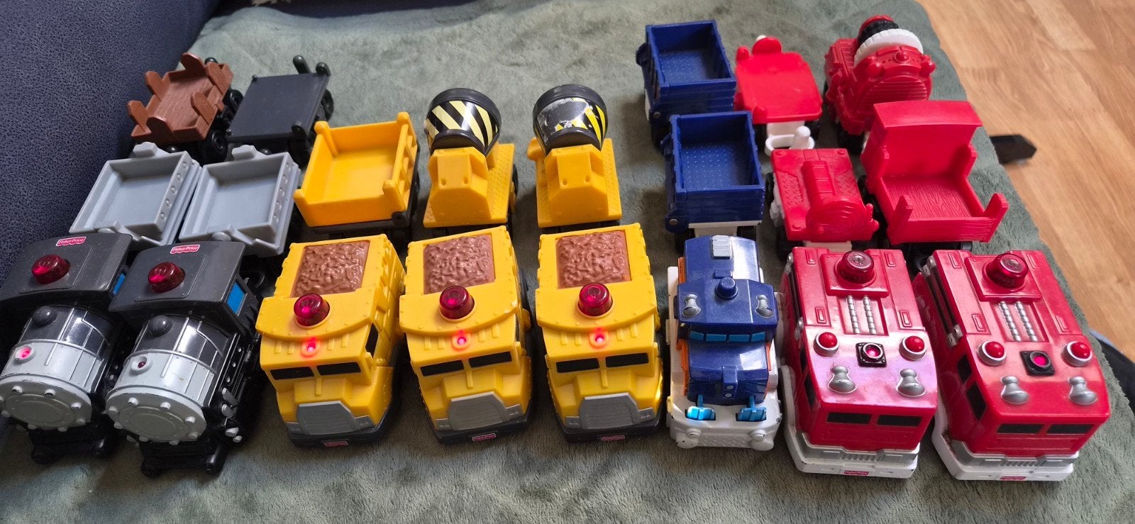 Fisher Price - GeoTrax Treinen met Wagons, Ophalen of Verzenden, Gebruikt