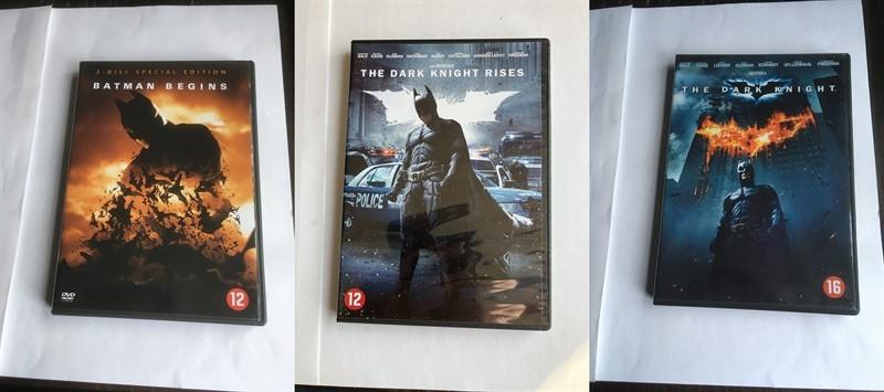 bat man dvd (3 stuks) the dark knight batman, Alle leeftijden, Ophalen of Verzenden, Zo goed als nieuw