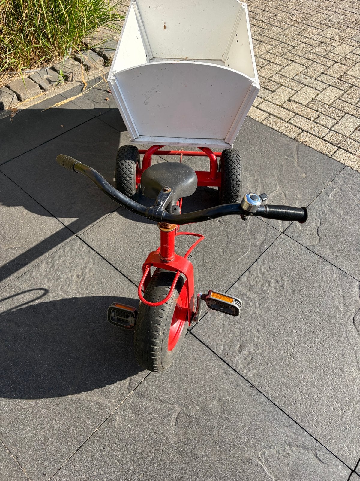 Rode trapauto met aanhanger (afneembaar), Ophalen, Gebruikt, Trapvoertuig