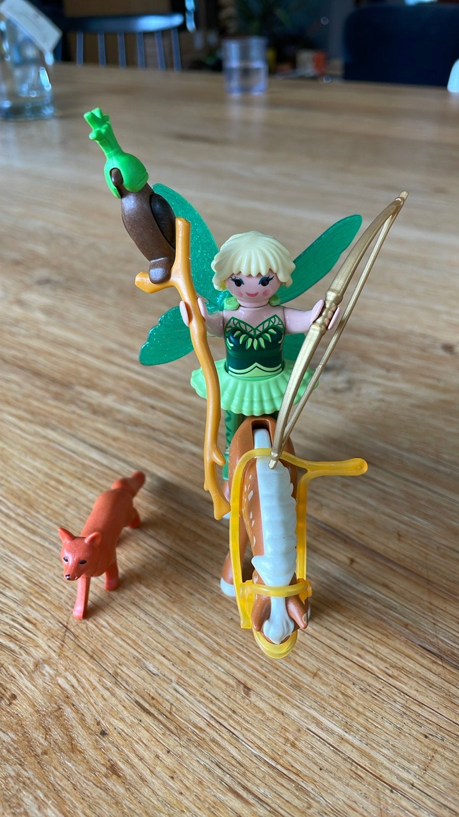 Playmobil Fee Diana met paard Luna, vos en arend (5448), Gebruikt, Complete set, Fantasy, Ophalen of Verzenden