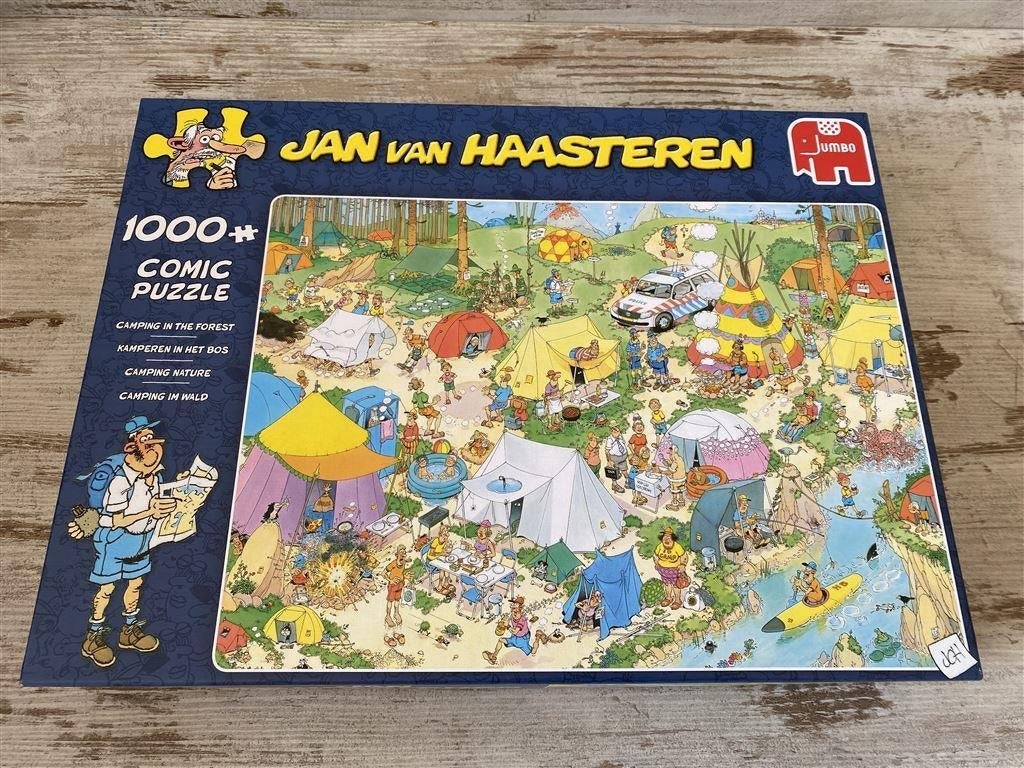 jan van haasteren - kamperen in het bos 1000 stuks [s293]