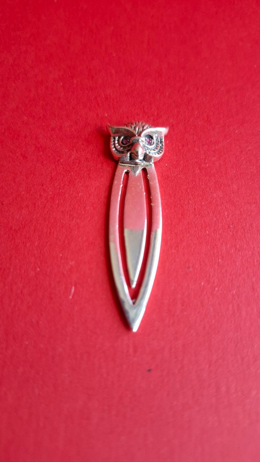 sterling zilver boekenlegger (uil ), Verzamelen, Verzenden, Zo goed als nieuw, Dier