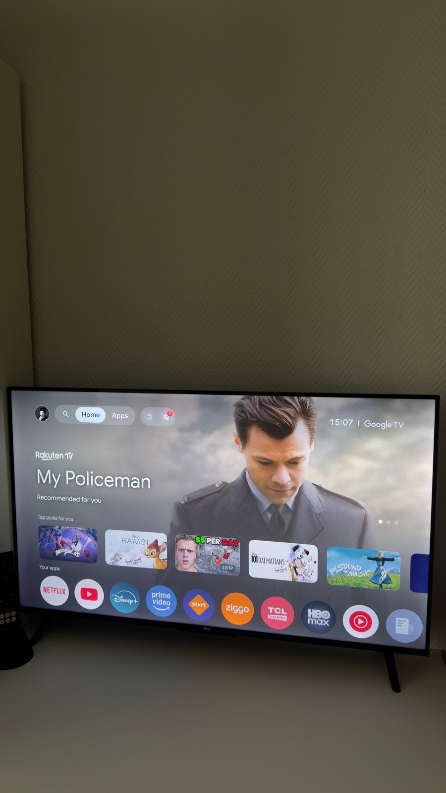 TCL 43T69C Ultra HD 4K QLED Smart TV 43 inch (2025), Ophalen, QLED, Zo goed als nieuw, 100 cm of meer