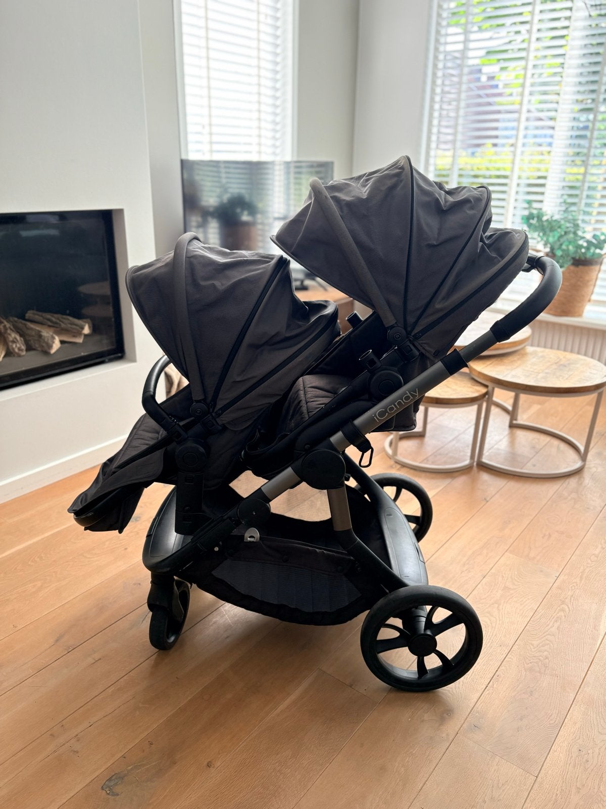 Duowagen kinderwagen / tweelingwagen–baby + peuter –compleet, Kinderen en Baby's, Gebruikt, Duowagen, Ophalen, Kinderwagen