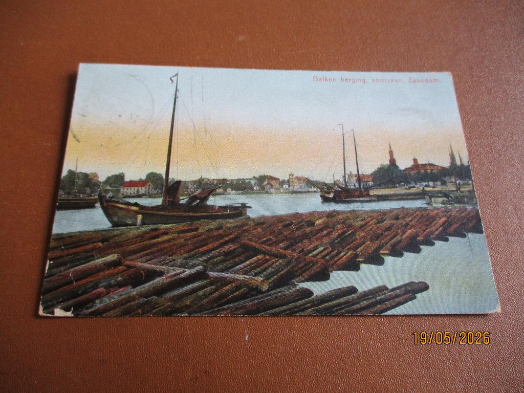 Zaandam (1908), Ophalen of Verzenden, Voor 1920, Gelopen, Noord-Holland