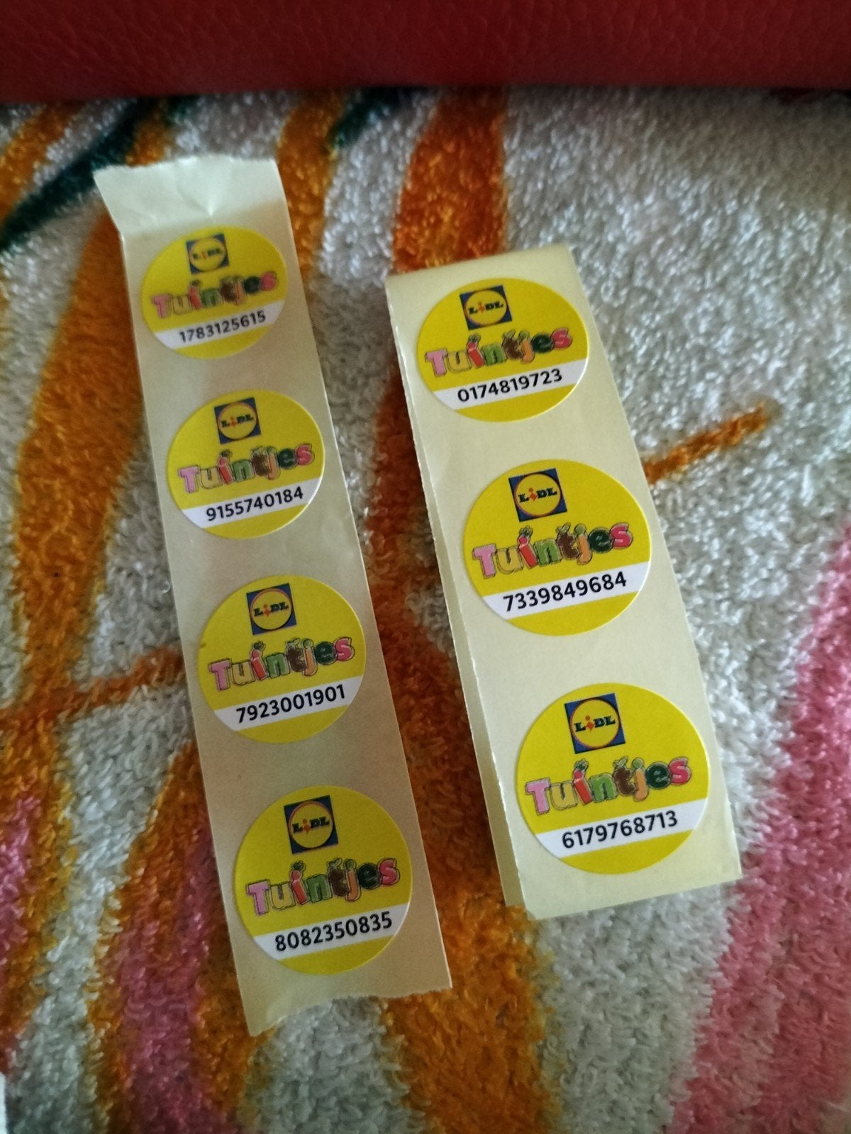 Lidl Tuintjes spaarzegels, Ophalen, Nieuw, Winkel of Supermarkt