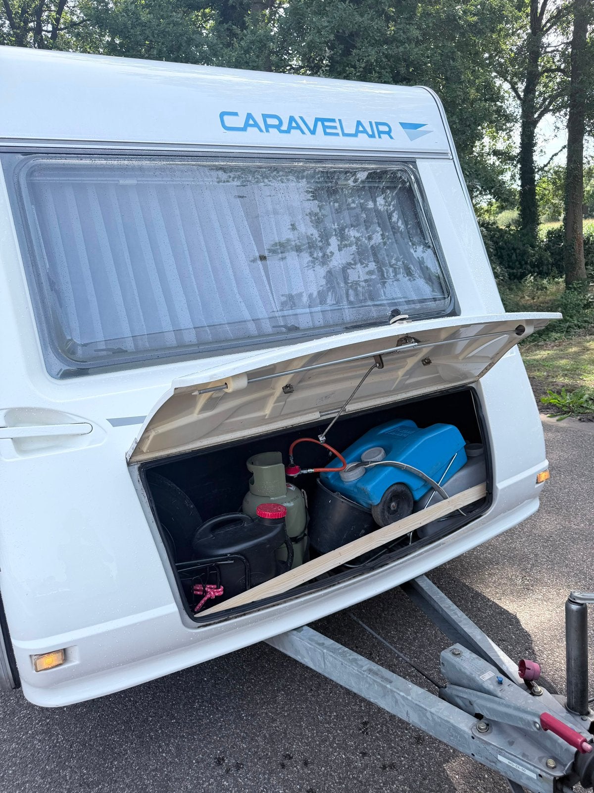 Nette Caravelair 500 Caravan met stapelbed !, Dwarsbed, Bedrijf, Treinzit, Caravelair