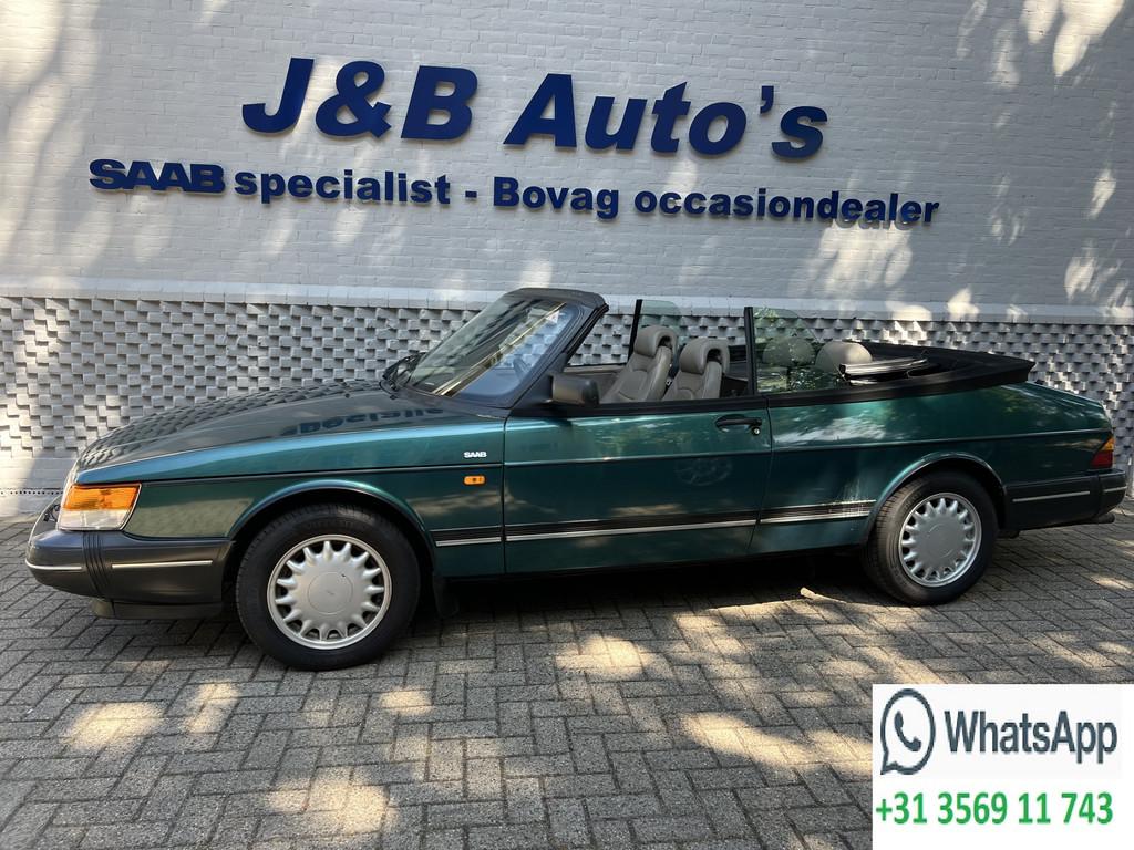 Saab 900 Classic 2.0 I Leer elektr. kap (bj 1992), Beige, Overige carrosserieën, Leder, Bedrijf