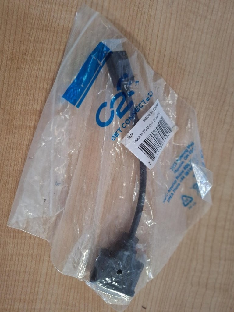 kabel hdmi M to DVI F dongle, Ophalen of Verzenden, Nieuw