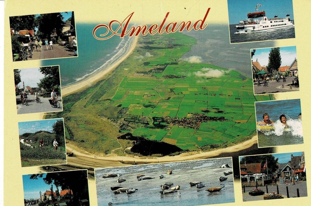 Ameland, Verzenden, 1940 tot 1960, Gelopen, Friesland