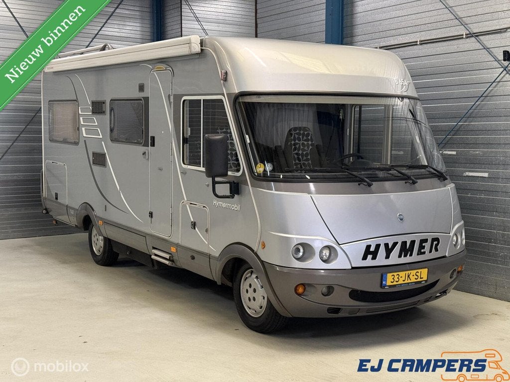 Hymer B 654 Fransbed + Hefbed / Airco op motor!, Airbags, Hymer, 6 tot 7 meter, Bedrijf