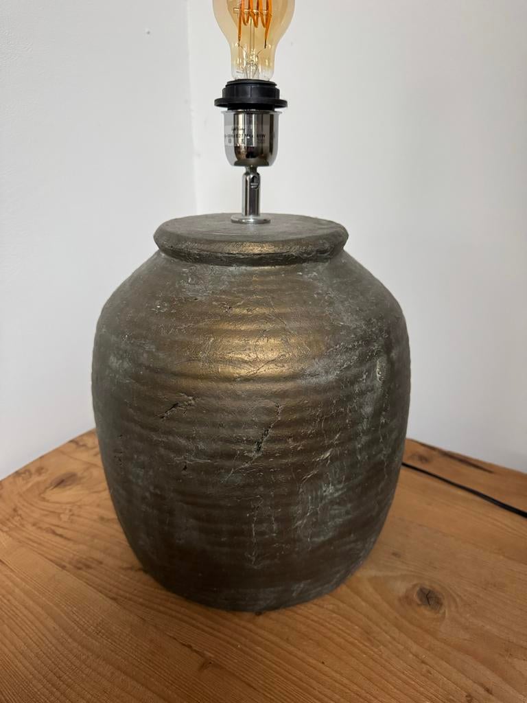 Stoere lampenvoet Light & Living - Zonder kap, Ophalen, Gebruikt, Overige materialen