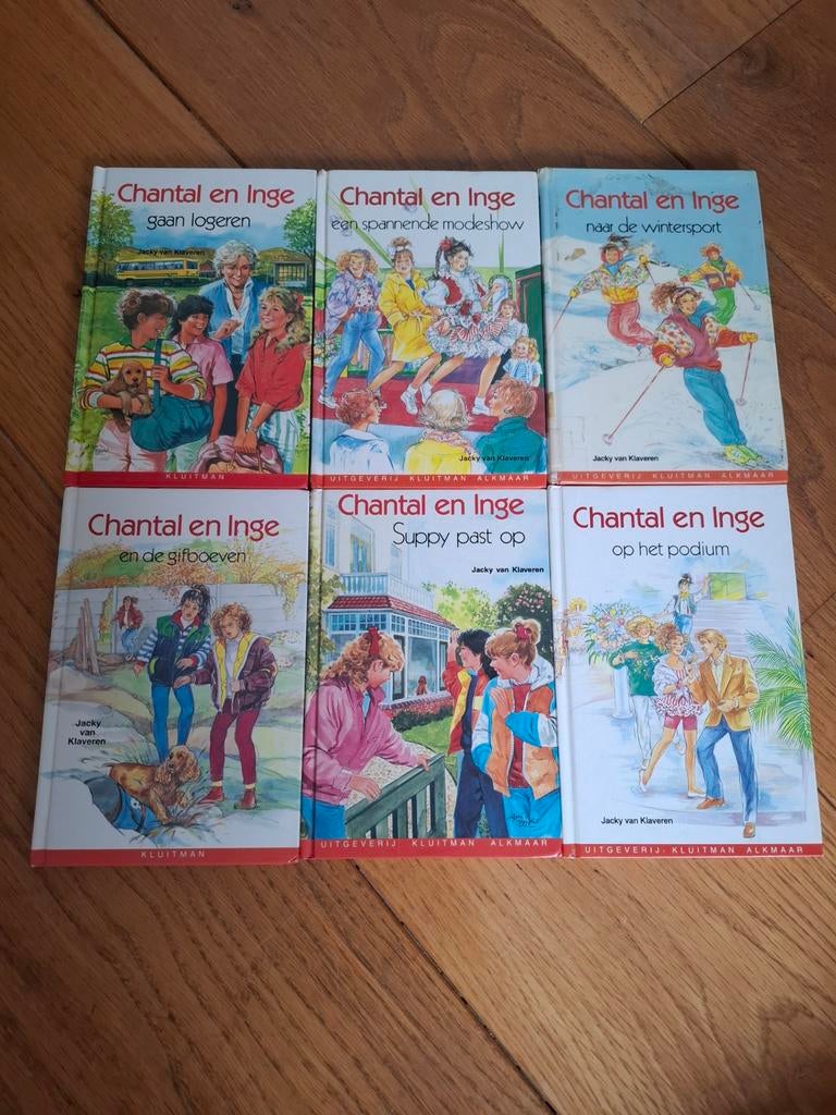 6 boeken Chantal en Inge van Jacky van Klaveren - Jeugdserie, Boeken, Ophalen of Verzenden, Gelezen, Jacky van Klaveren, Fictie algemeen