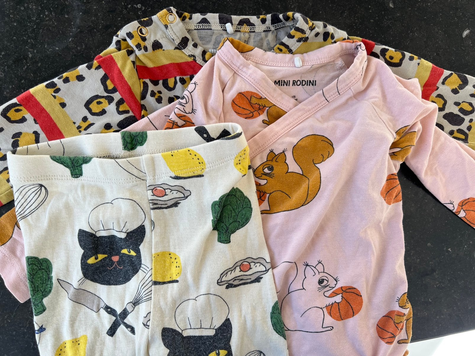 Mini rodini kleding broek rompers 4-9 maanden maat 68, Ophalen of Verzenden, Gebruikt, Jongetje of Meisje, Broekje