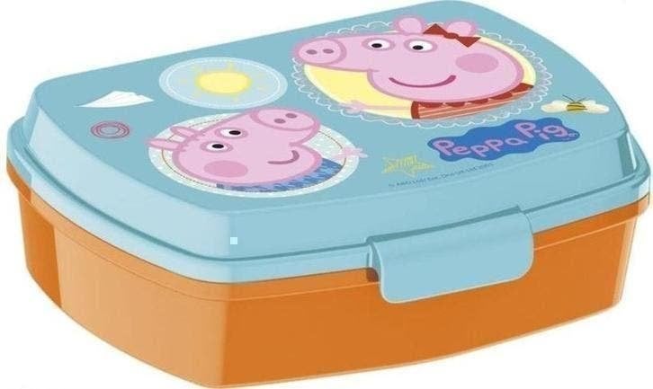 Peppa Pig Lunchbox / Broodtrommel / Brooddoos - Kunststof, Nieuw, Ophalen of Verzenden, Nvt, Nvt