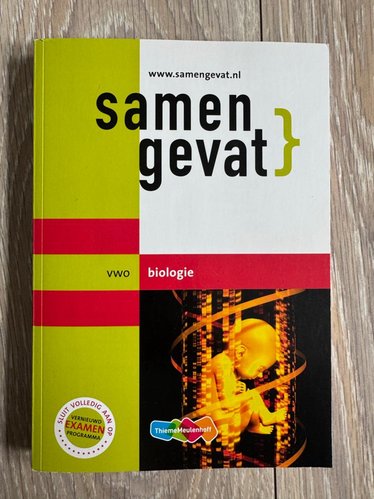 Samengevat biologie vwo, Boeken, Schoolboeken, VWO, Biologie, Ophalen of Verzenden, Zo goed als nieuw