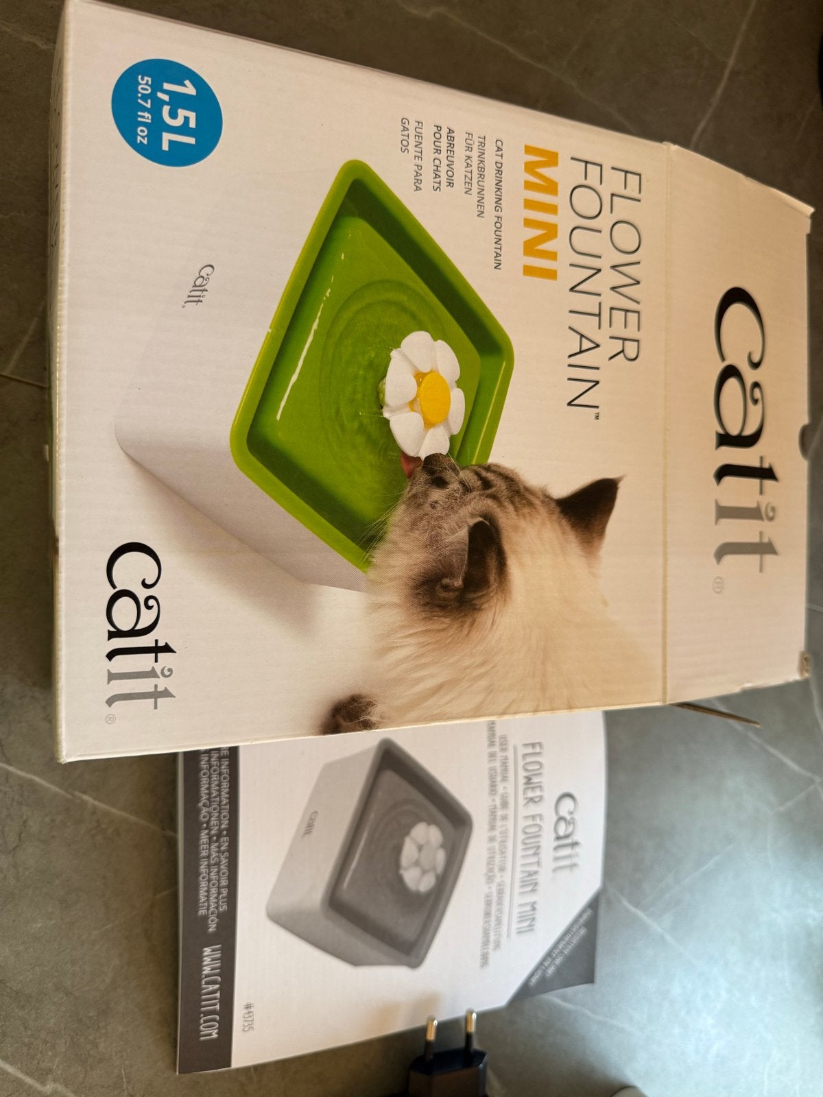Drinkfontein kat, catit flower fountain mini, Ophalen of Verzenden, Zo goed als nieuw
