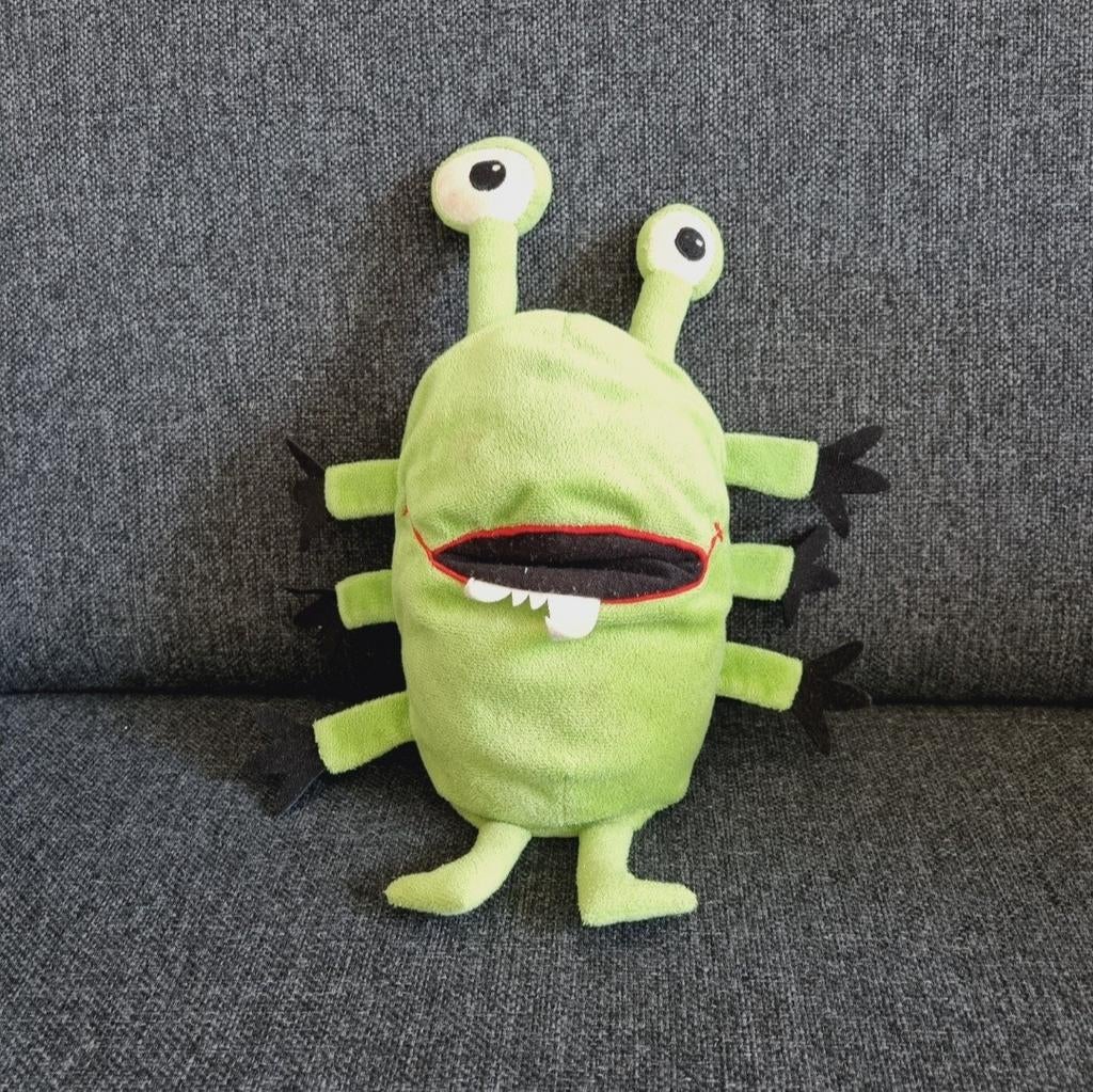 Ikea sagoskatt handpop alien monster, Ophalen of Verzenden, Zo goed als nieuw, Overige typen