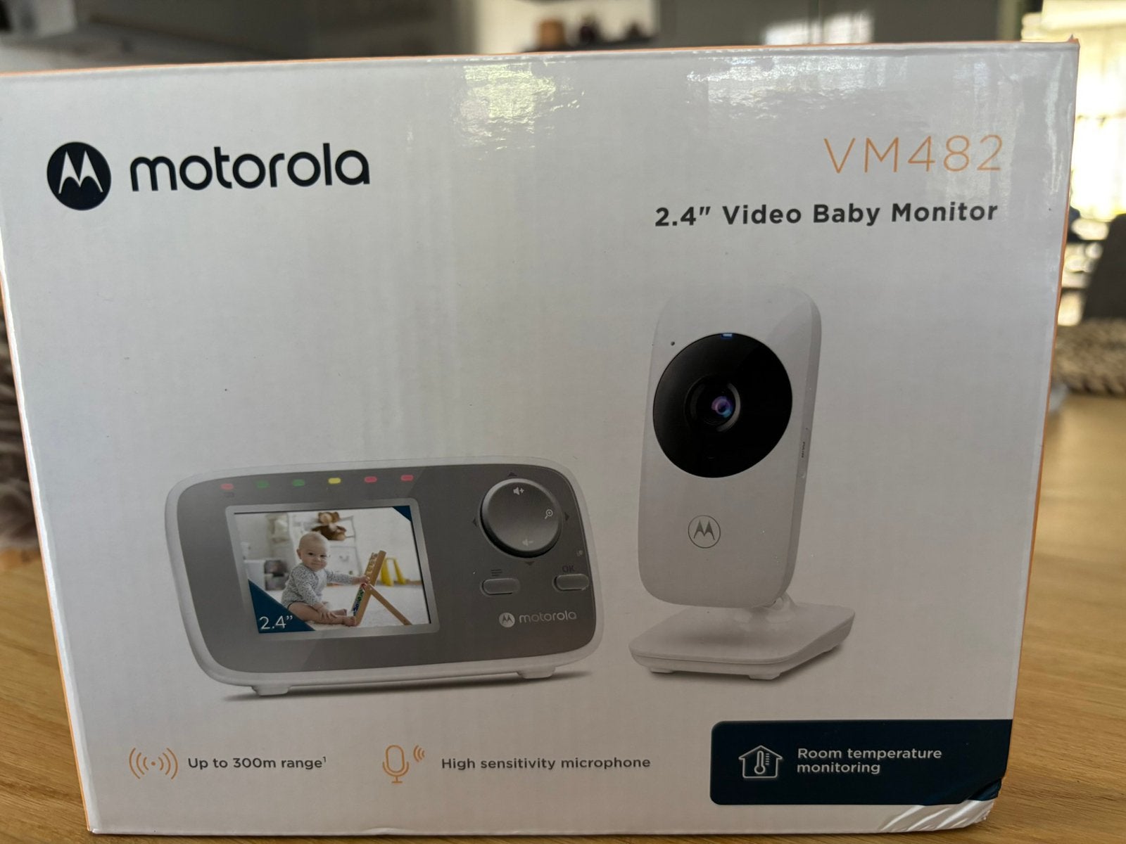 Babyfoon Motorola vm 482 2.4 video, Ophalen of Verzenden, Zo goed als nieuw, 100 tot 250 meter, Camera