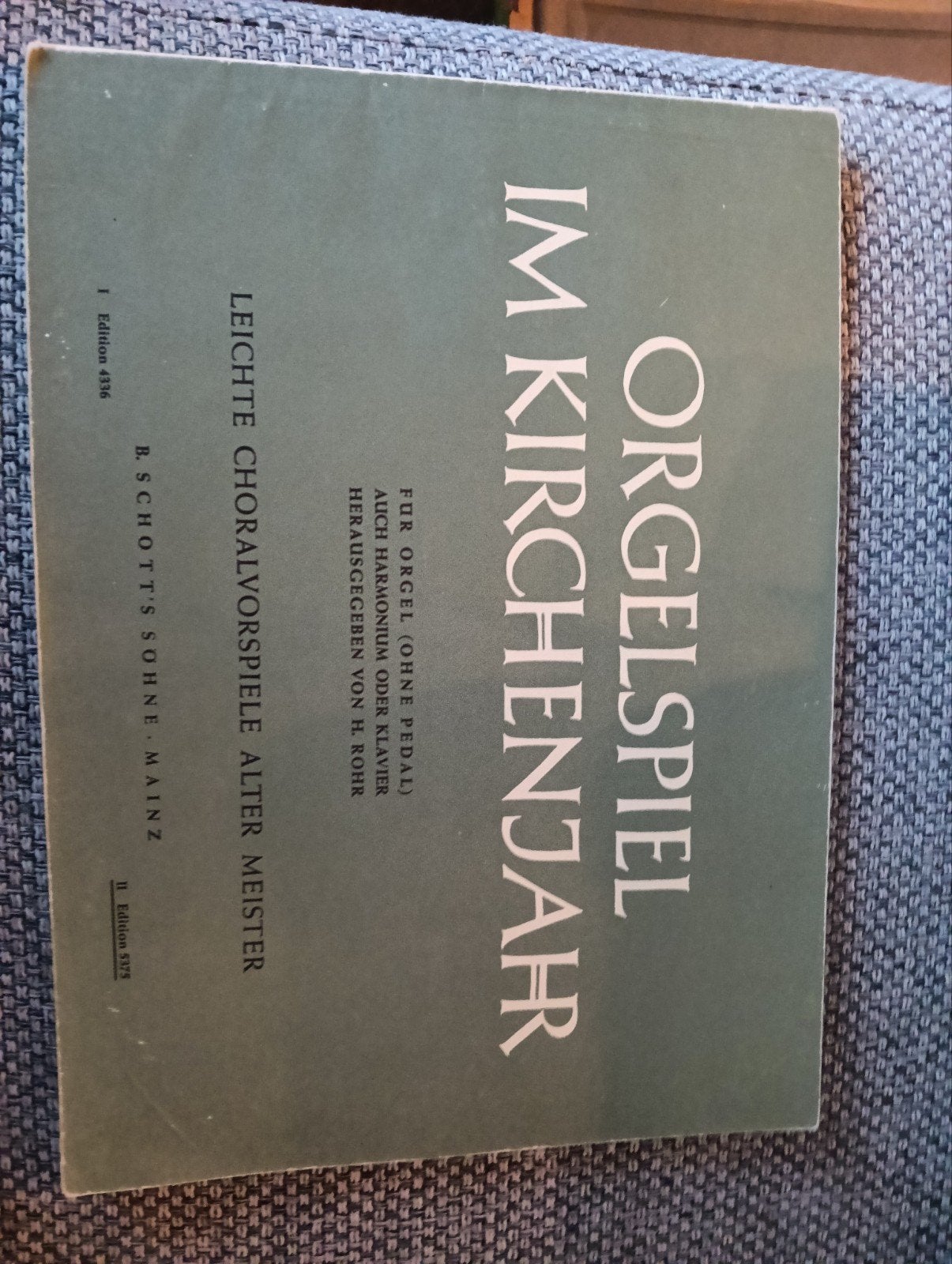 Orgelspiel im Kirchenjahr - Leichte Choralvorspiele, Gebruikt, Klassiek, Ophalen of Verzenden, Thema