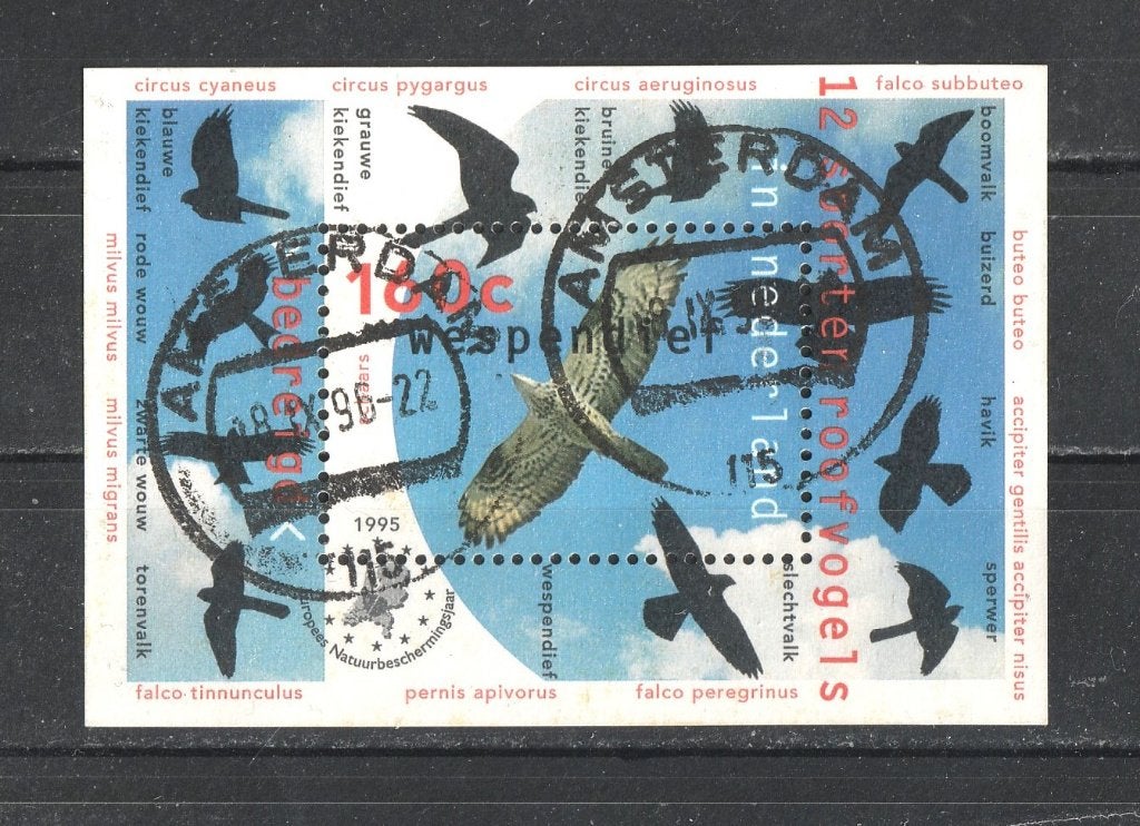 Stempels 9 M blok 1652 Wesplendief  1995, Verzenden, Na 1940, Gestempeld