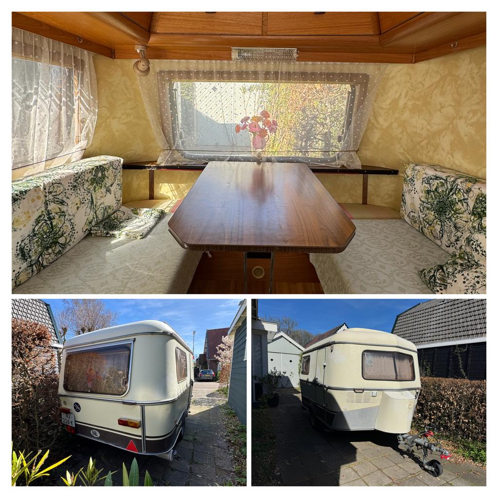 Eriba Pan Famillia 750 caravan, Caravans en Kamperen, Standaardzit, 750 - 1000 kg, Particulier, 4 tot 5 meter
