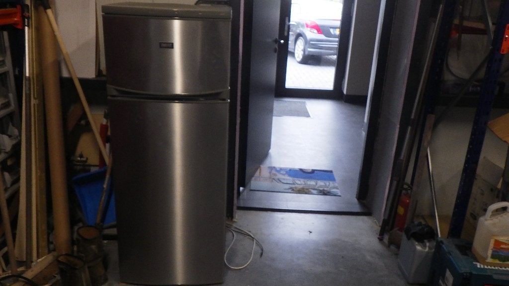 zanussi koelkast vriezer zo goed als nieuw, 200 liter of meer, Met aparte vriezer, Zo goed als nieuw, 160 cm of meer