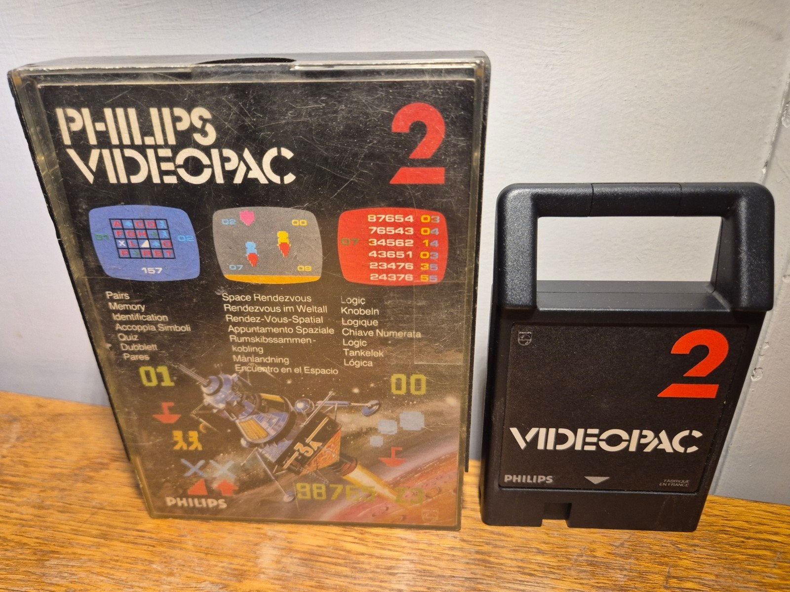 Philips Videopac 2 Pairs, Space Rendezvous, Logic, Avontuur en Actie, 1 speler, Ophalen of Verzenden, Zo goed als nieuw