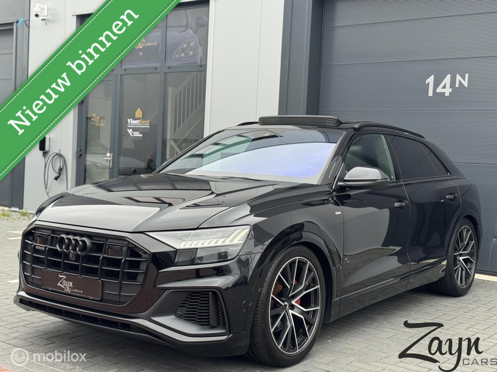 Audi Q8 50 TDI Quattro | S-Line | Pano | Matrix | 3D & 360 |, Auto's, Automaat, Gebruikt, Euro 6, Zwart