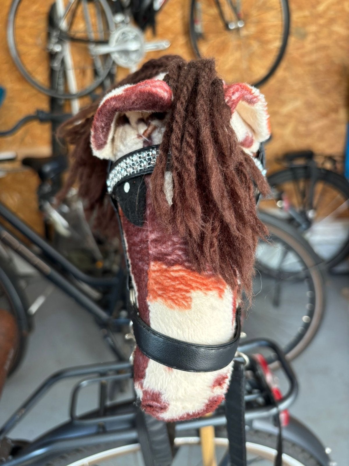 Stokpaard met hoofdstel - Speelplezier voor kinderen, Ophalen, Zo goed als nieuw, Jongen of Meisje