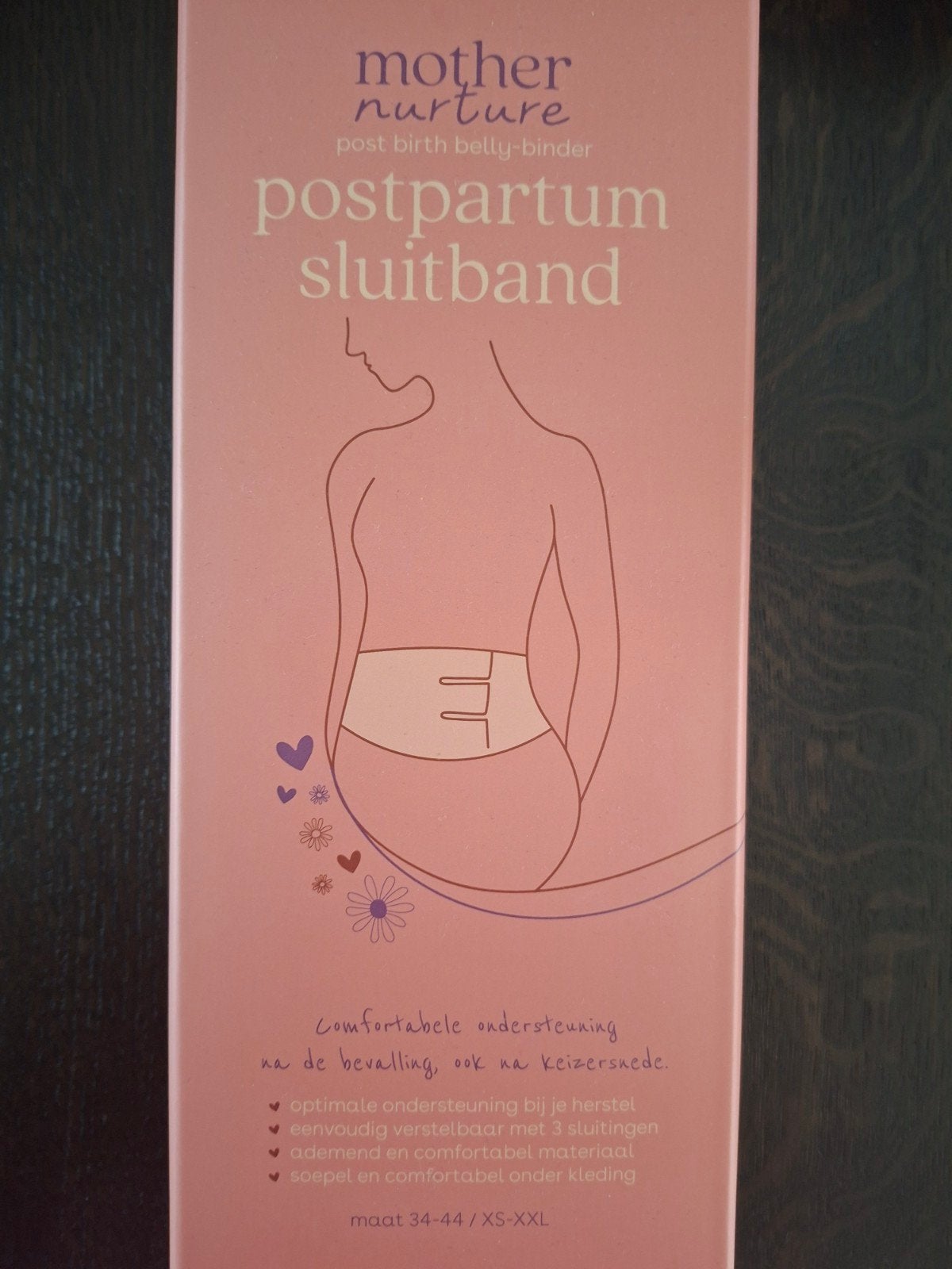 Mother Nurture Postpartum Sluitband - XS-XXL, Ophalen of Verzenden, Zo goed als nieuw
