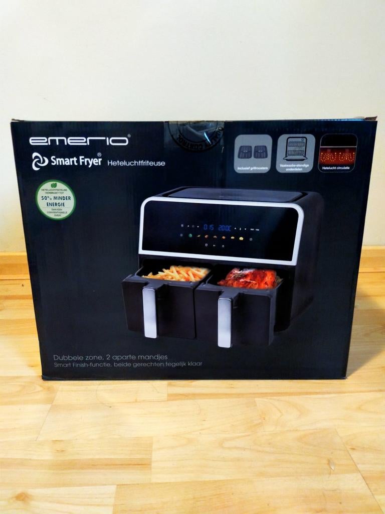 Emerio Smart Fryer Heteluchtfriteuse - Nieuw in doos, Witgoed en Apparatuur, Airfryers, Ophalen, Nieuw