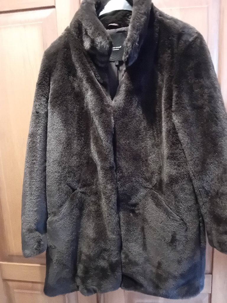 Bontjas, Ophalen, Bruin, Vero Moda, Maat 42/44 (L)