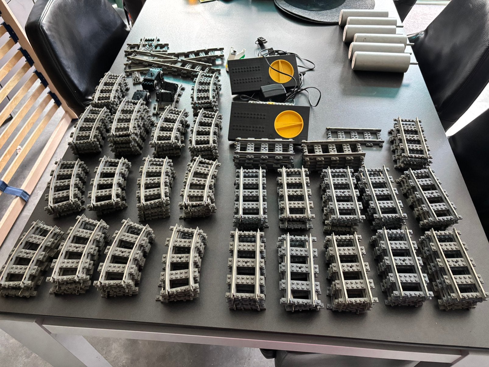 Grote werkende LEGO treinbaan met 2x trafo 9 volt, Ophalen, Gebruikt, Lego, Complete set