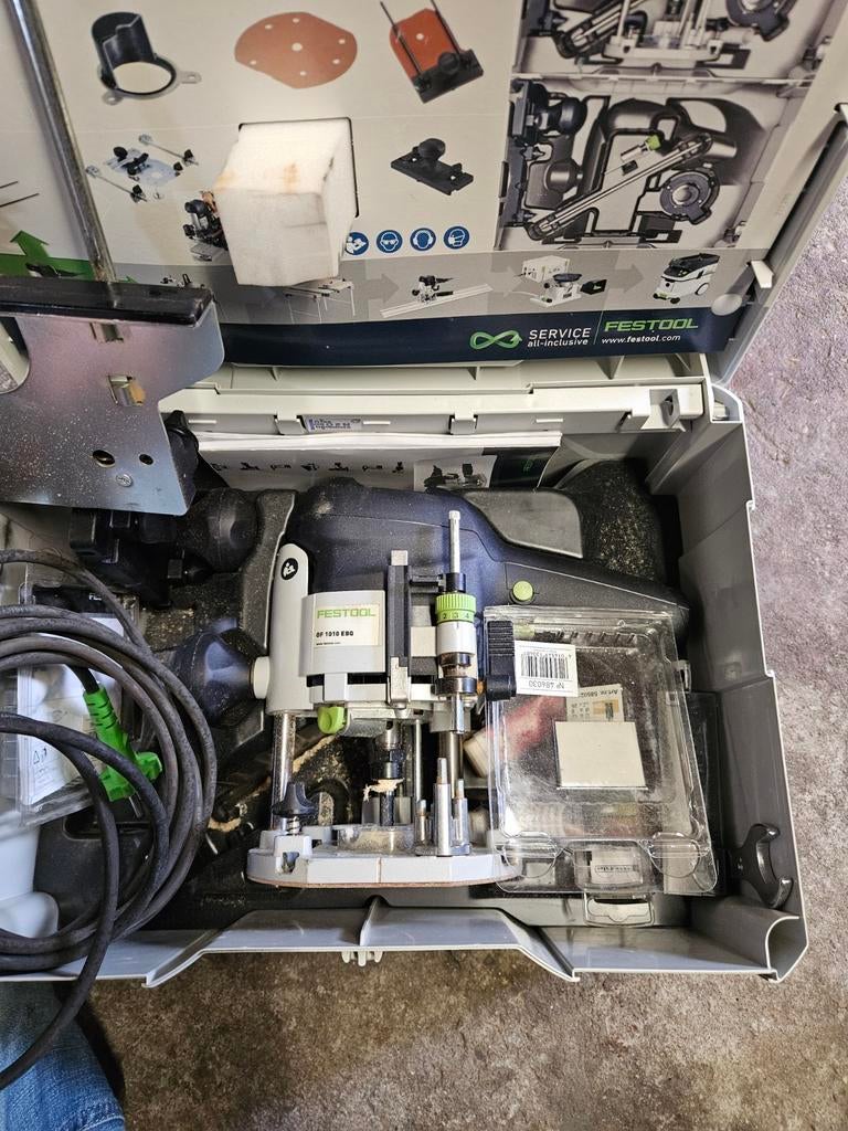 Festool Bovenfrees OF 1010 EBQ in Systainer, Gebruikt, Ophalen of Verzenden, Bovenfrees, Festool