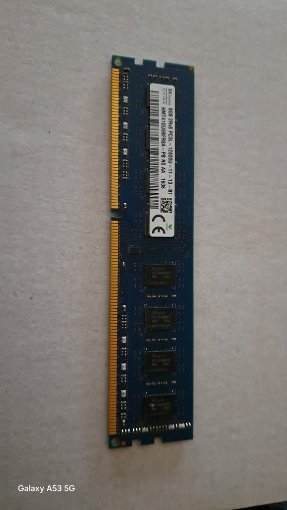8gb pc3 werkgeheugen, 8 GB, DDR3, Ophalen of Verzenden, Zo goed als nieuw