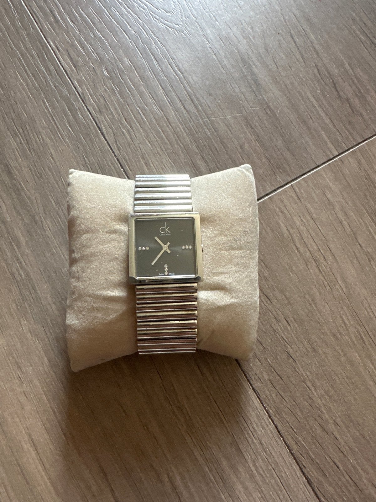 CK Calvin Klein Dames Horloge - Zilverkleurig, Sieraden, Tassen en Uiterlijk, Staal, Polshorloge, Zo goed als nieuw, Ophalen