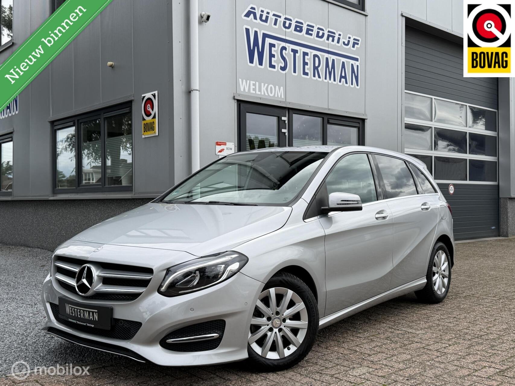 Mercedes B-klasse 180 Ambition Cruise Navi Trekh. Lmv+4-S ba, Auto's, Gebruikt, 4 cilinders, 122 pk, 19 km/l