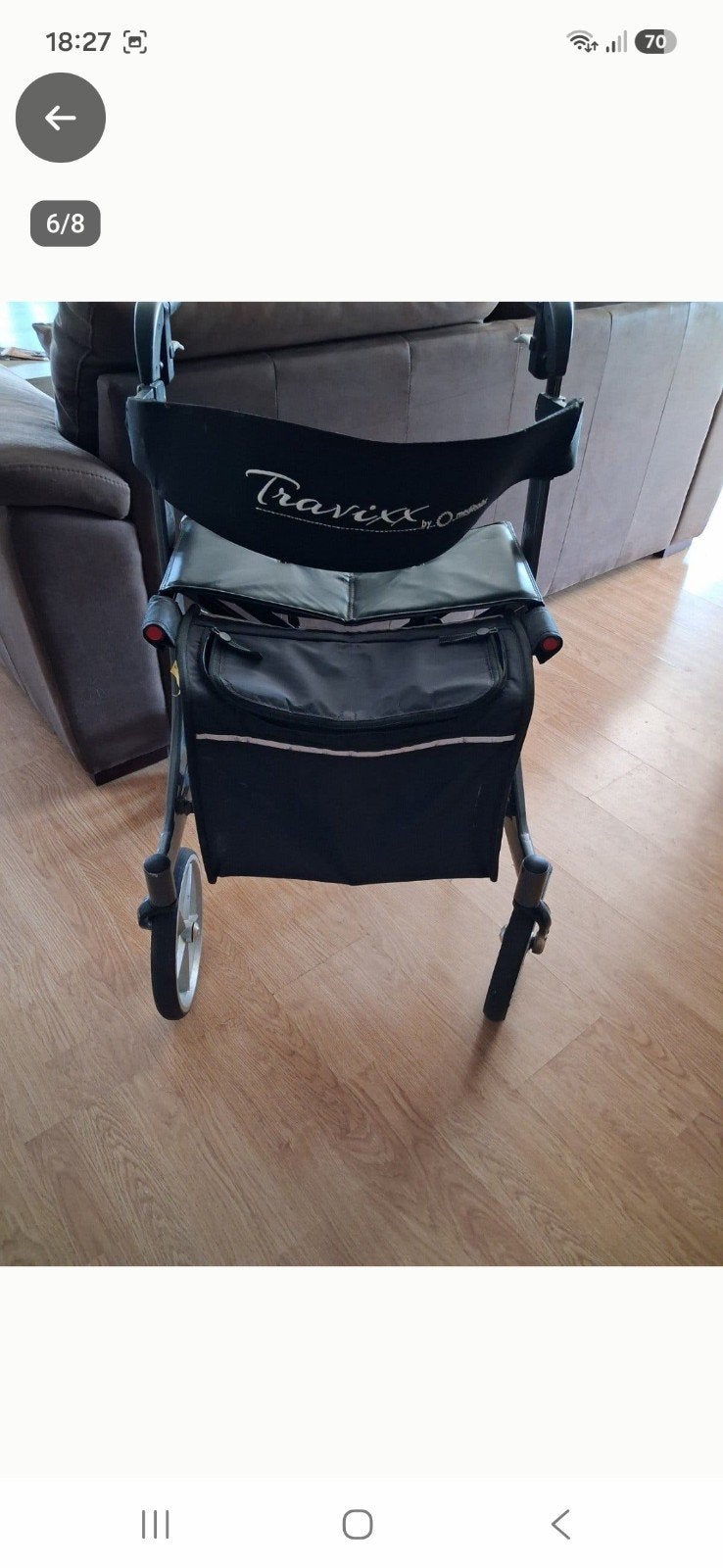 te koop  Rollator kleur grijs, Ophalen of Verzenden