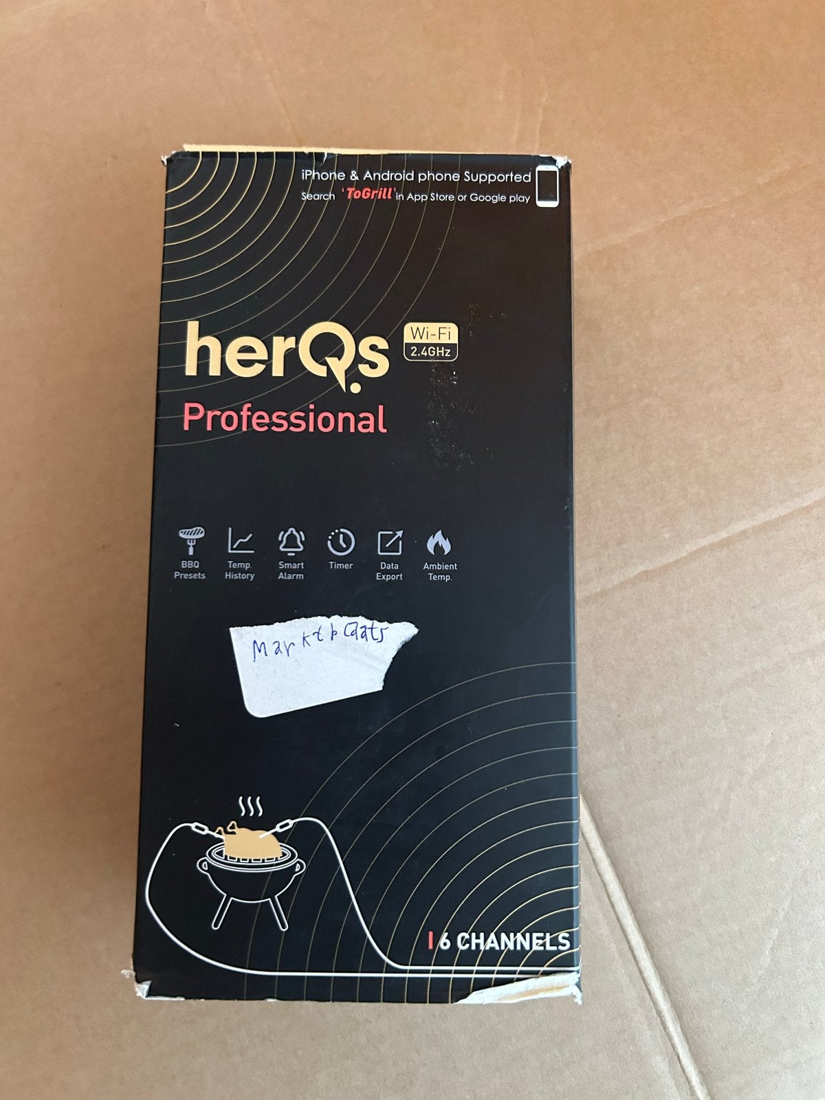 HerQs Professionele BBQ Thermometer (Model HERQS004), Ophalen of Verzenden, Zo goed als nieuw